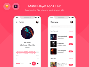 Music Player App UI Kit