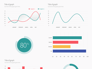 Flat Charts and Graphs