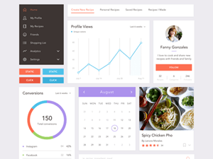 Recipe Webapp UI Kit