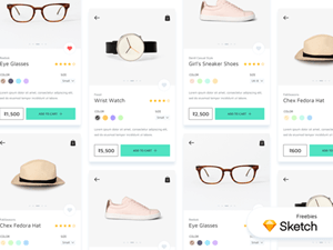 eCommerce App Product Screens