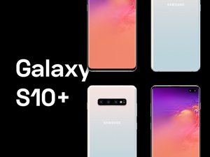 Galaxy S10+ Mockup Sketch