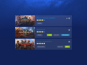 Games Store Template