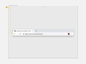 Google Chrome UI Mockup
