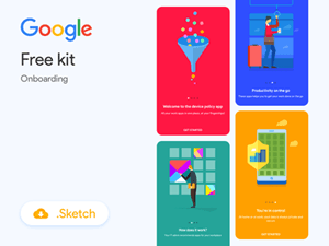 Google Onboarding Illustrations
