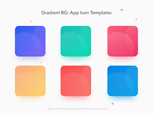 Gradient App Icon Templates