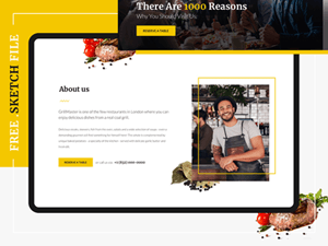 Restaurant Website Template – GrillMaster