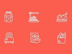 Food Icons Set