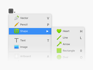 Heart Shape for Sketch