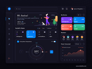Smart Home Dashboard – Houssy