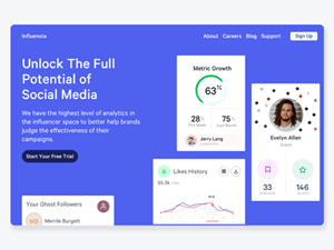 Influencer Marketing Platform Concept – Influensta
