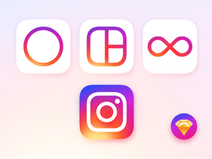 Instagram Logos in Sketch