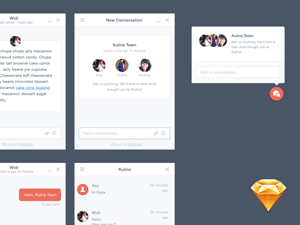Intercom UI Mockup