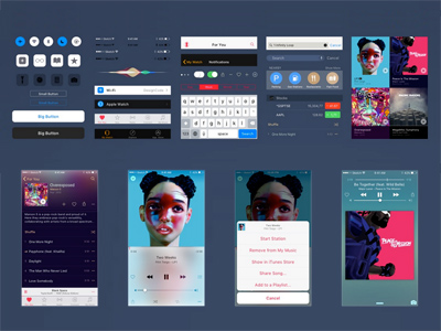 iOS 9 GUI for Sketch