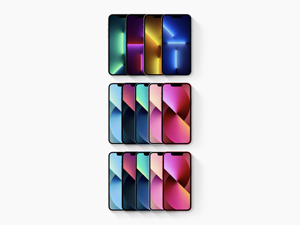 iPhone 13 Mockups Sketch Library