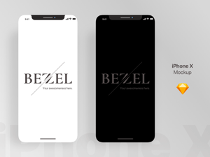 Minimal iPhone X Mockup