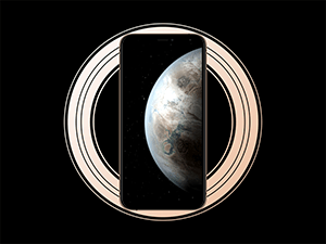 iPhone XS Sketch Mockup (Vector)