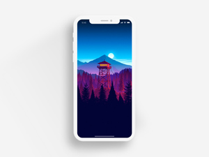 iPhone X White Mockup