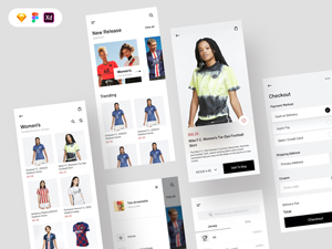 Sports Jersey Shop App Concept