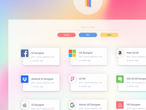 Job Listing Page Template