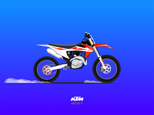 KTM 450 SX-F Enduro Illustration