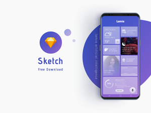 Artificial Intelligence App Concept