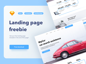 Car Search Assistance Website Template