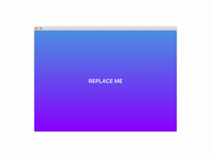 Mac App Window Mockup