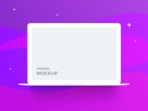 MacBook Minimal Mockup