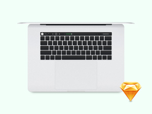 Minimal Macbook Pro with Touch Bar