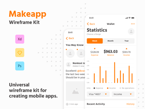 Sketch Wireframe Kit Sample – Makeapp