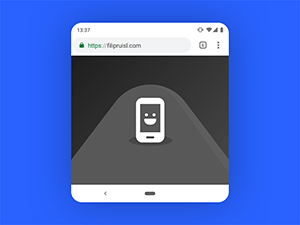 Android P Google Chrome Mockup – Material Design 2