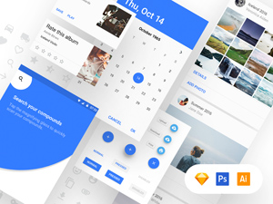 Material Design UI Kit