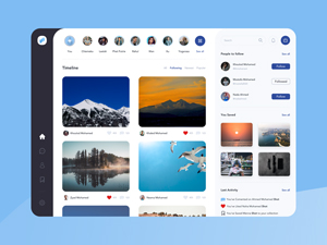 Photographers Social Network Website Template