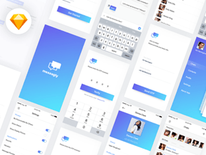 Messagly Freebie UI Kit