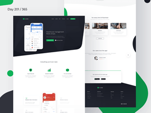 Mobile App Landing Page