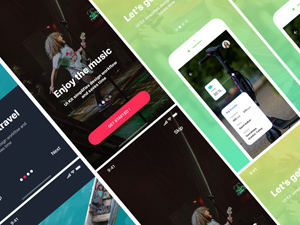 Mobile App Onboarding Screens