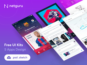 Multiple Free App UI Kits