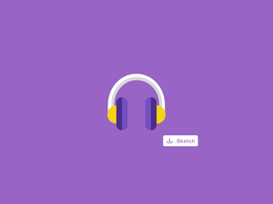 Headphones Vector Illustration