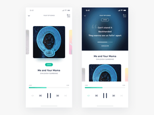 Music Player App Concept