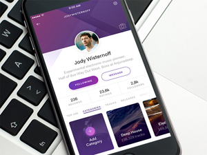 Music Profile Screen