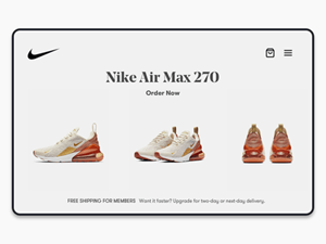 Nike Launch Landing Page