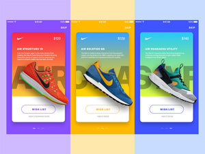 Nike Promotion Ads — Parallax Effect