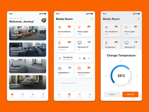 Smart Home App UI Concept