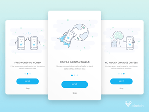 Wonep App Onboarding Screens