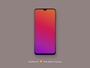 OnePlus 6T Mockup