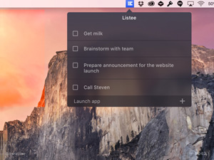 OS X List App
