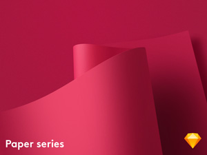 Realistic Paper Red – Free Sketch