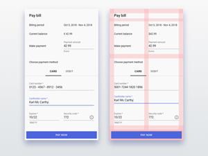 Material Design Payment Dialog