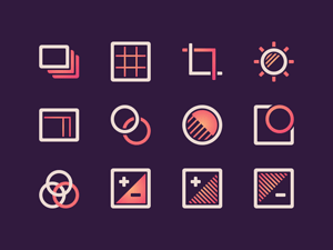 Photo Icons Set
