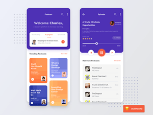 Podcast App UI
